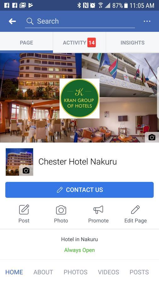 Chester Hotel Νακούρου Εξωτερικό φωτογραφία